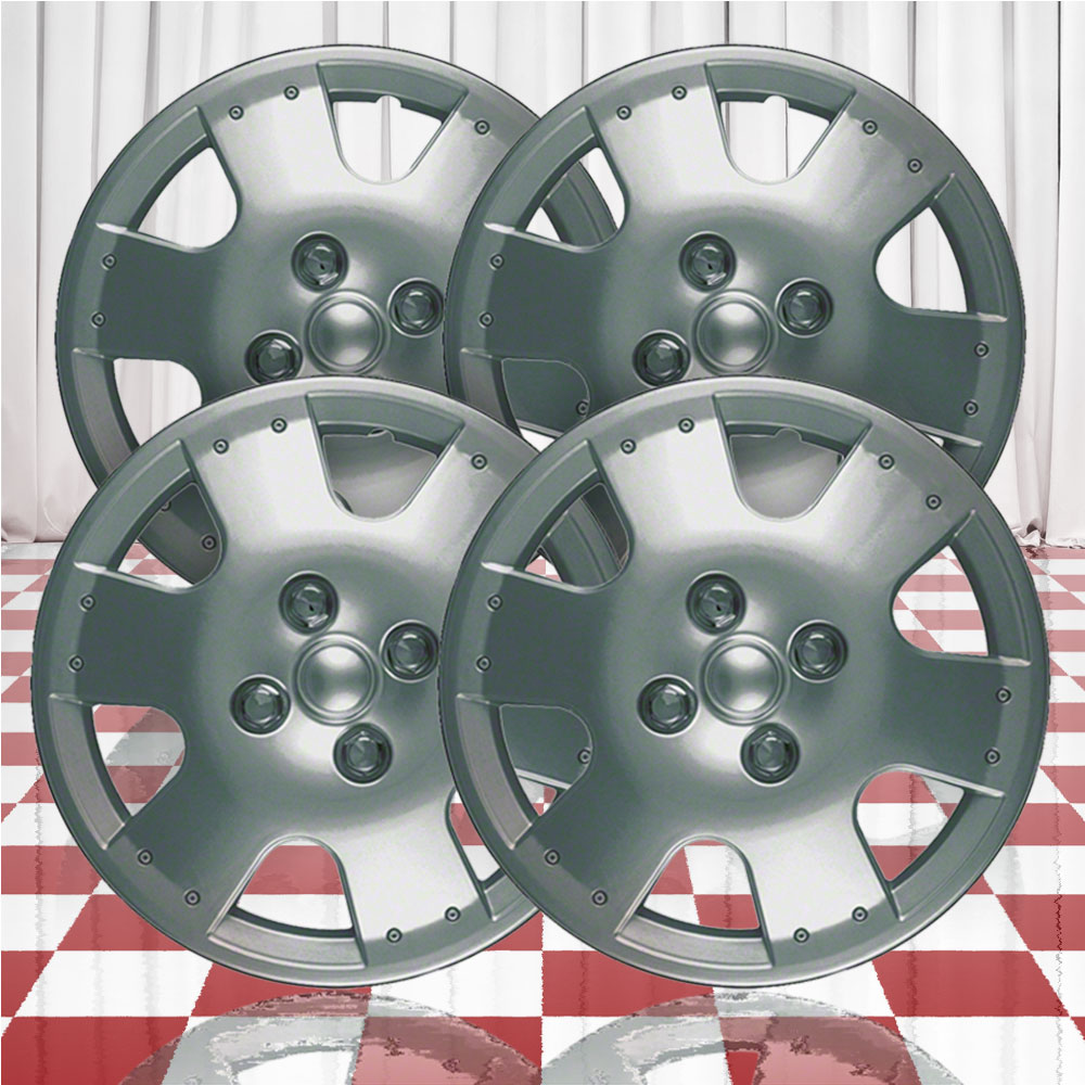 14" Pushon Silver Hubcaps for 20002005 Toyota Echo (QTY Four) eBay