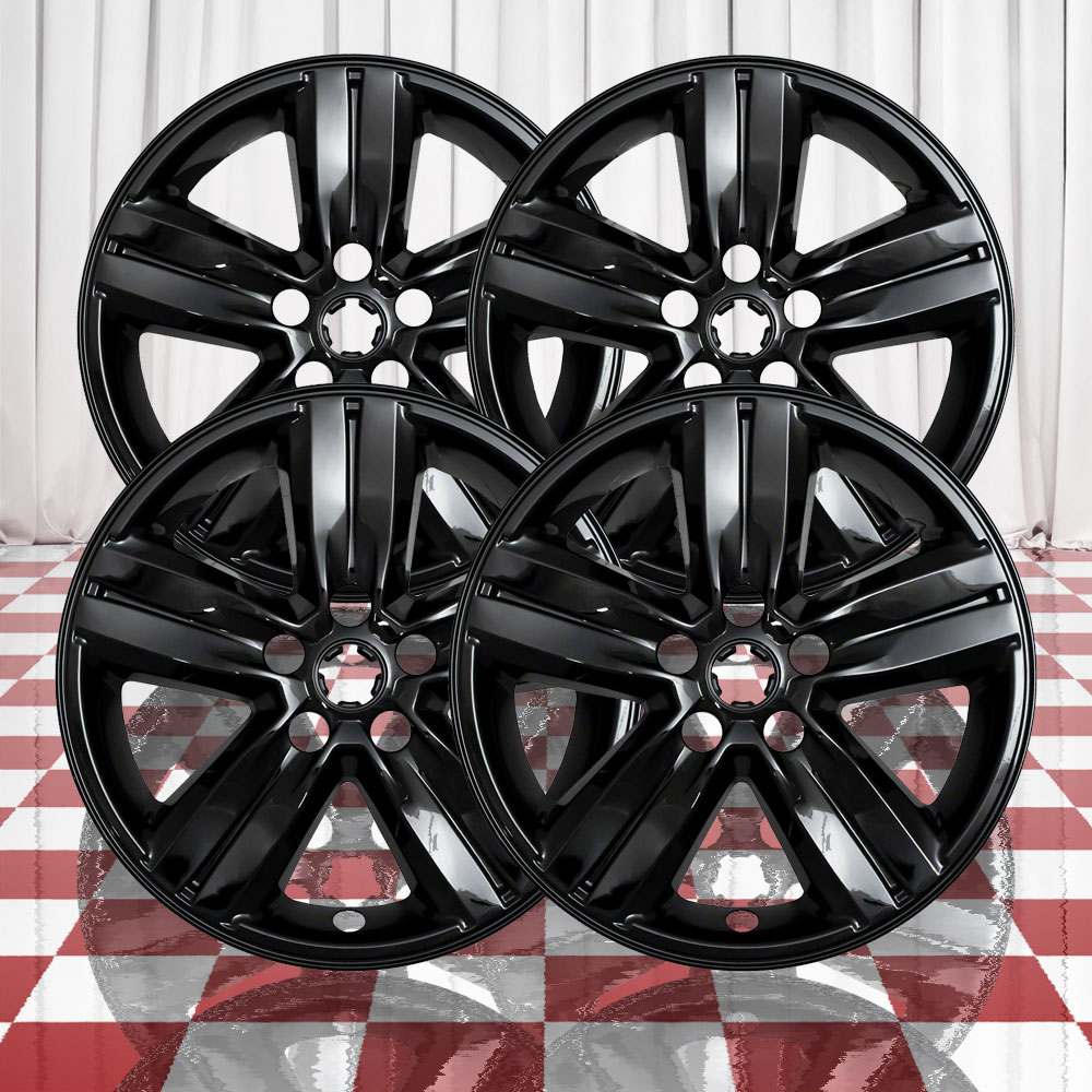 Set of 4 Gloss Black 5 Spoke 16