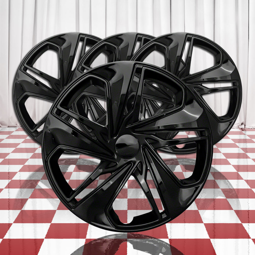 Set of 4 Gloss Black 16" Wheel Covers for 2019 Honda Civic eBay