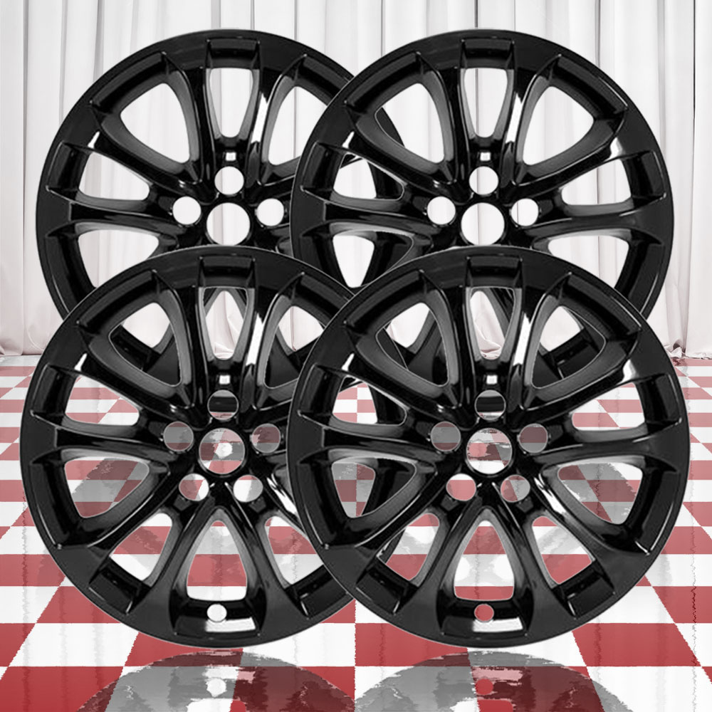 Set of 4 Gloss Black 5 Double Spoke 17