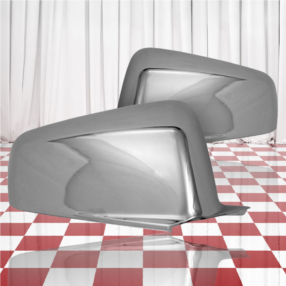 Set Of Two Chrome Upper Mirror Covers Fit 2010 2012 Buick