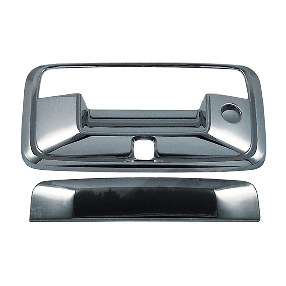 2014-2018 Chevy Silverado 1500 4 Door Chrome Covers+Tailgate Handle W//Cam+Gas