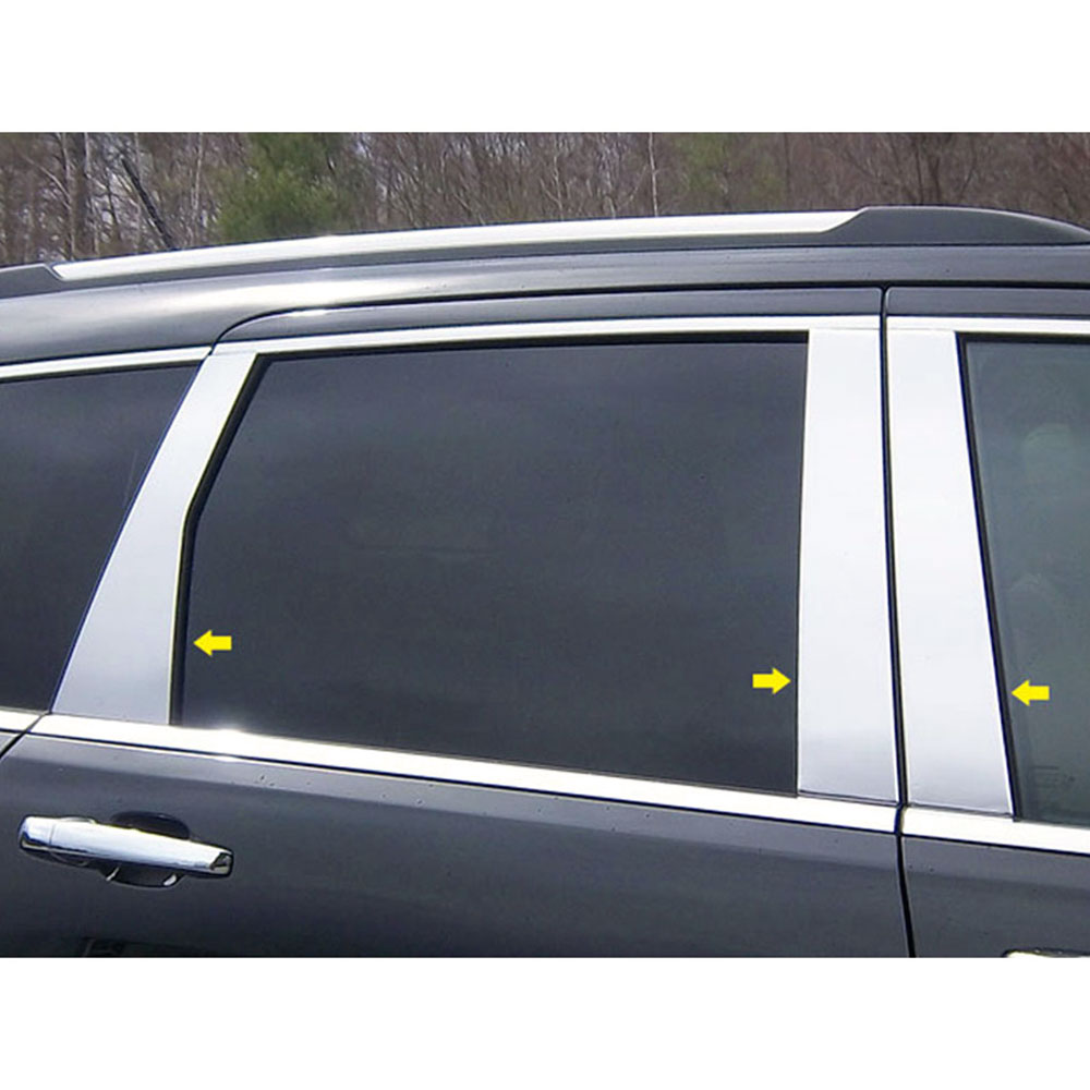 6pc. Luxury FX Chrome Pillar Post Trim fit for 2011-2020 Jeep Grand Cherokee | eBay 2014 Jeep Grand Cherokee Pillar Post Replacement