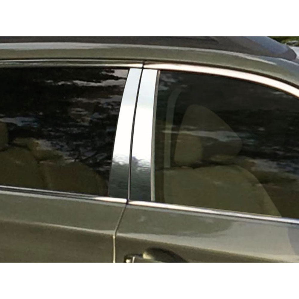 Luxury FX Stainless Steel Pillar Post Trim for 2015-2016 Chevy Tahoe 8pc