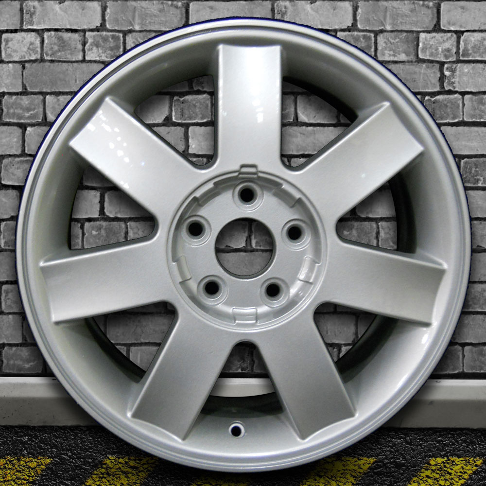 Full   Face Sparkle Silver OEM Wheel for 2005-2006 Ford Five Hundred - 17x7