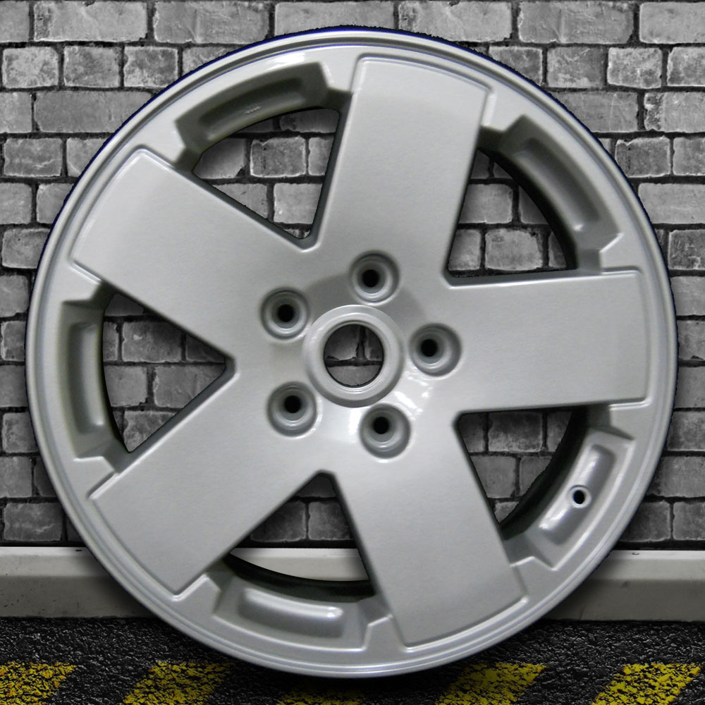 Full Face Sparkle Silver OEM Wheel for 2009-2012 Jeep Wrangler - 18x7.5