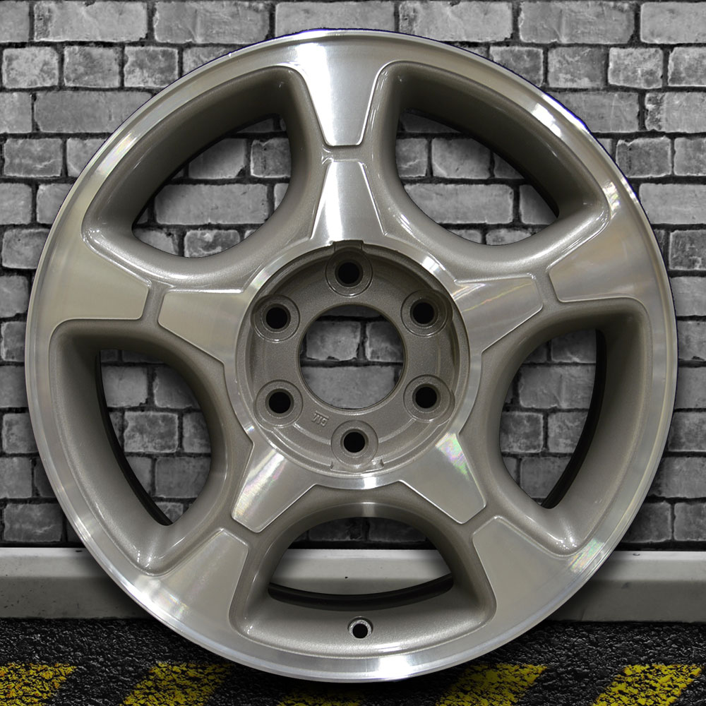 Dark Argent Charcoal OEM Factory Wheel for 2004-07 Chevy Trailblazer EXT - 17x7