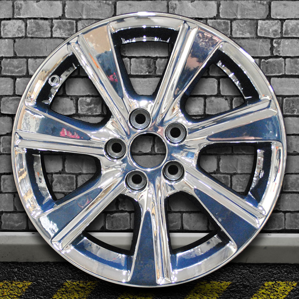 Full Face PVD Bright OEM Factory Wheel for 2011-2013 Toyota Highlander - 17X7.5