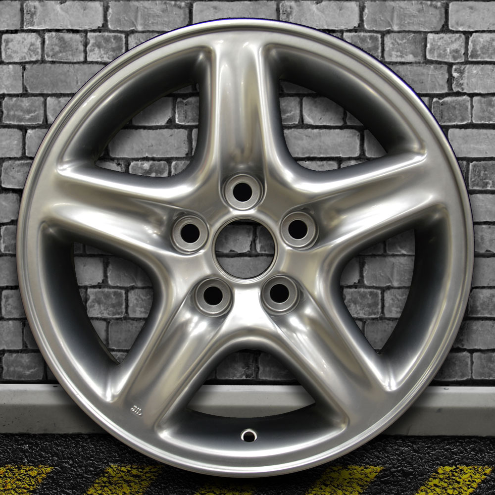 16x6.5 Bright Fine Silver Full Face Factory Wheel for 2000-2005 Toyota ...