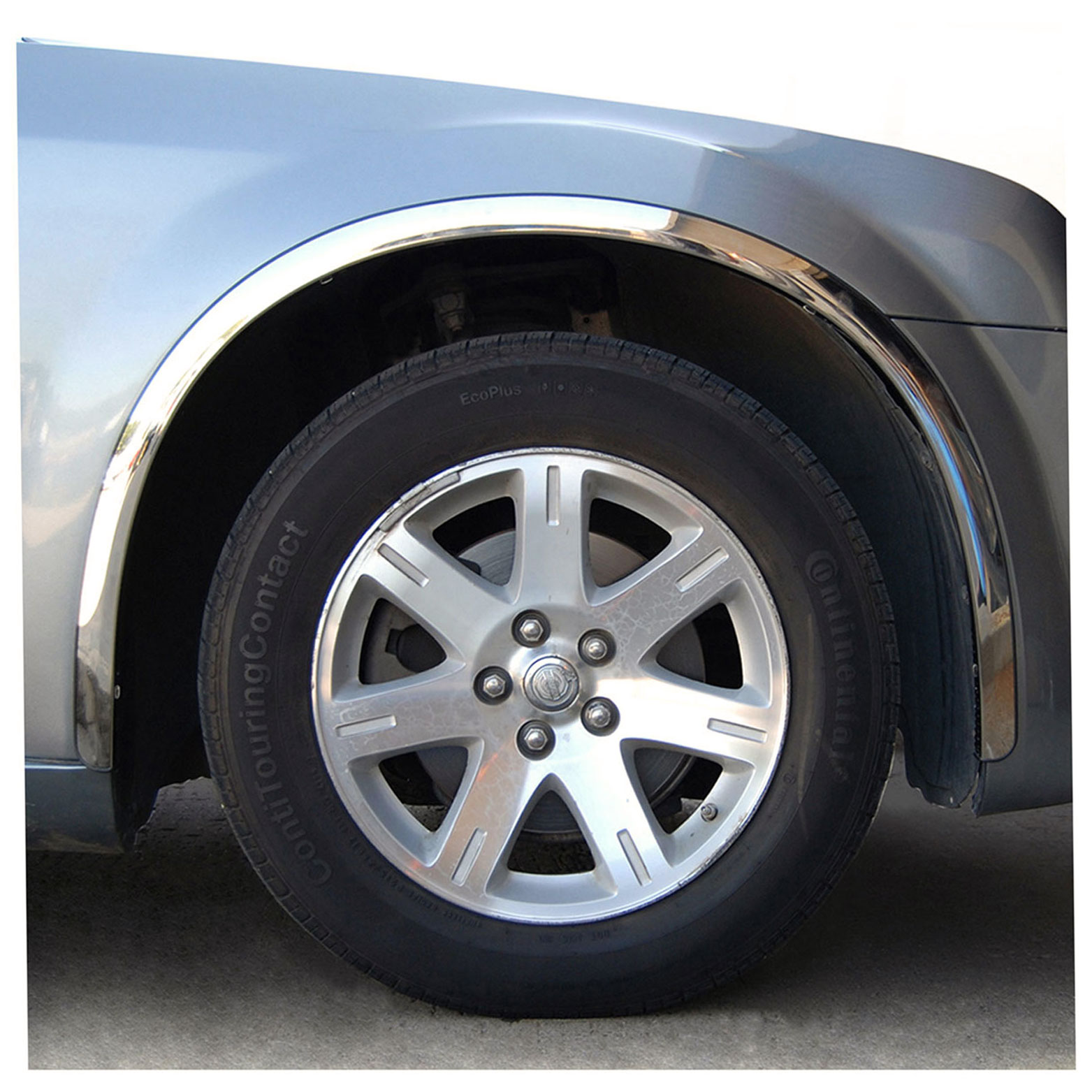 Chrome Fender Trim w//Adhesive fit for 2010-2016 Cadillac SRX 4pc