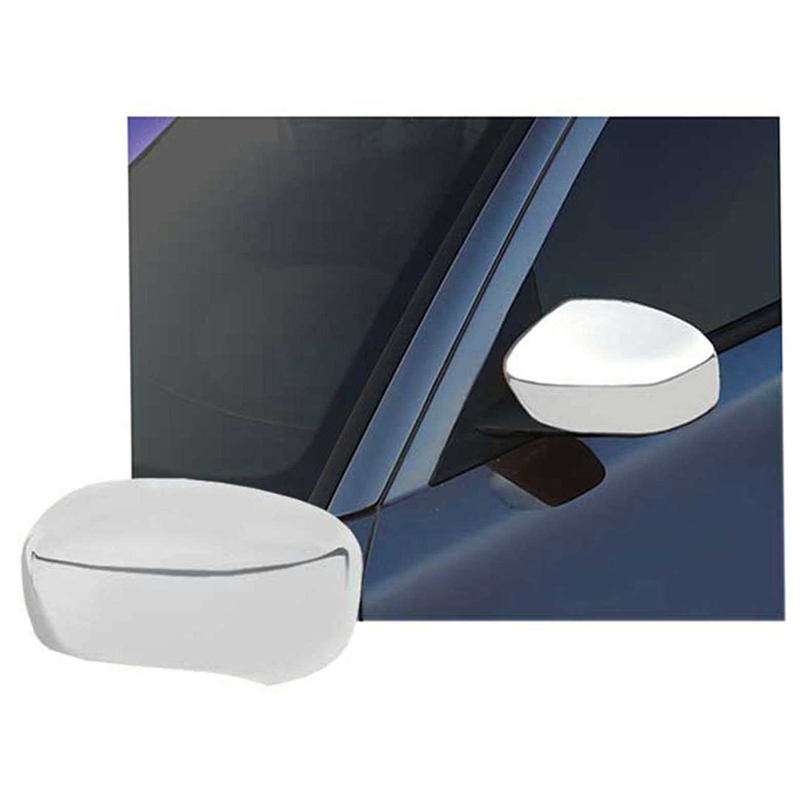 Full Mirror Covers For 2005 2010 Chrysler 300 300c Chrome