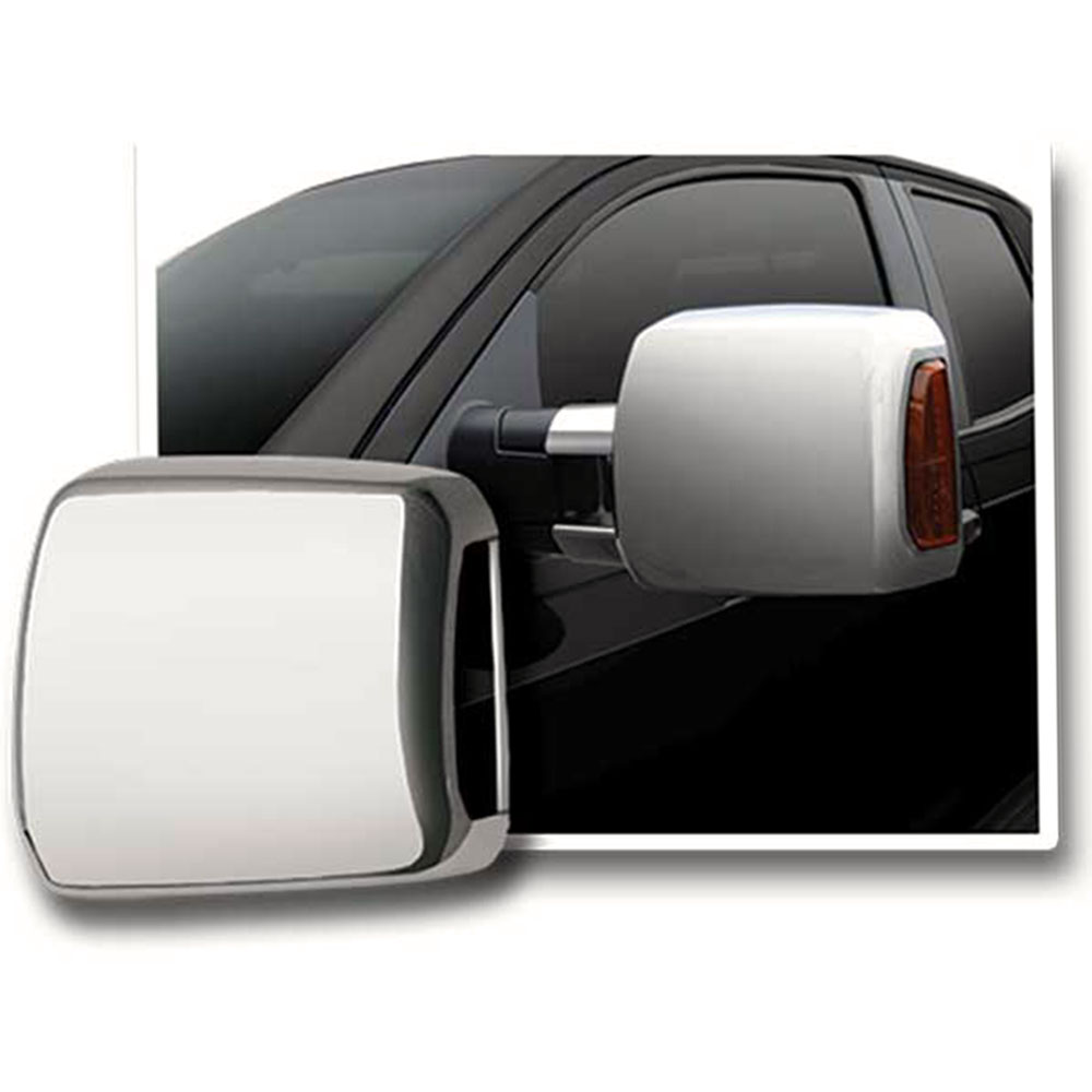 Mirror Covers fits 200720 Toyota Tundra[2p Chrome w/Signal CutOut