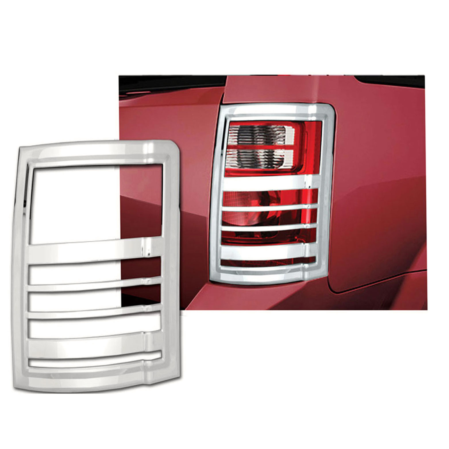 Tail Light Bezels for 2008-2010 Chrysler Town & Country [Chrome] Premium FX | eBay Chrysler Town And Country Tail Light Cover
