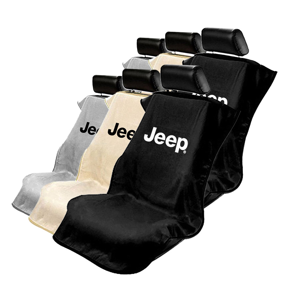 Seat Armour Set of 2 Terry Cloth Seat Cover Towels fit for Jeep Jeep