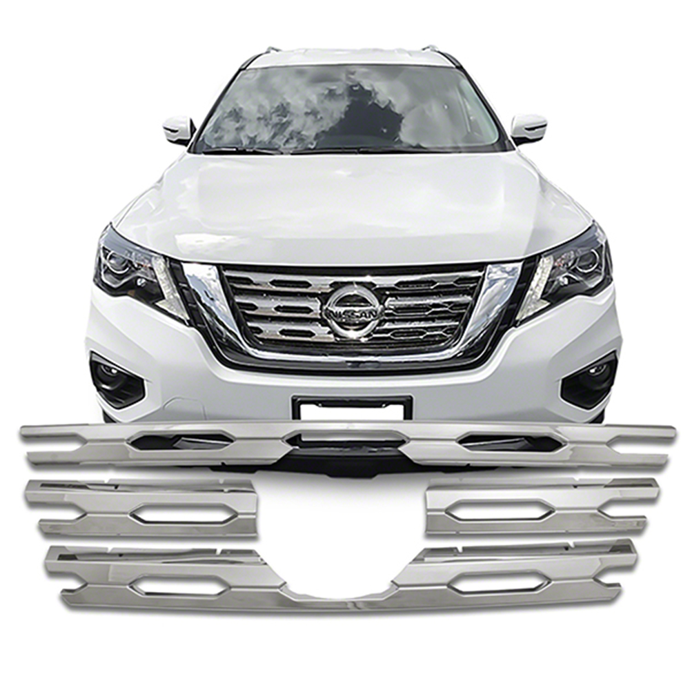Auto Reflections Chrome Grille Overlay for 20172019 Nissan Pathfinder