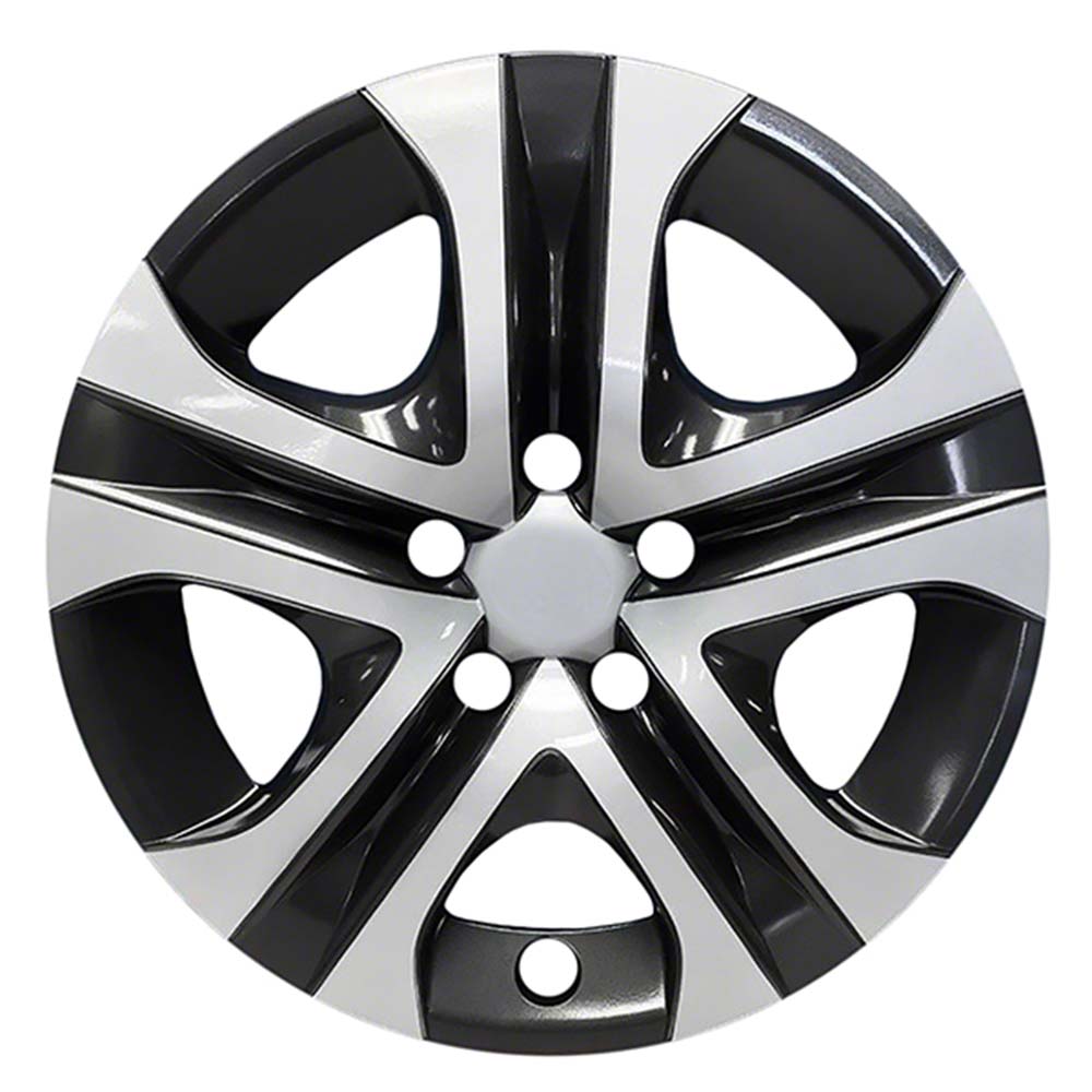 Auto Reflections Silver w/Black 5 Spoke 17" Wheel Covers for 2013-2018
