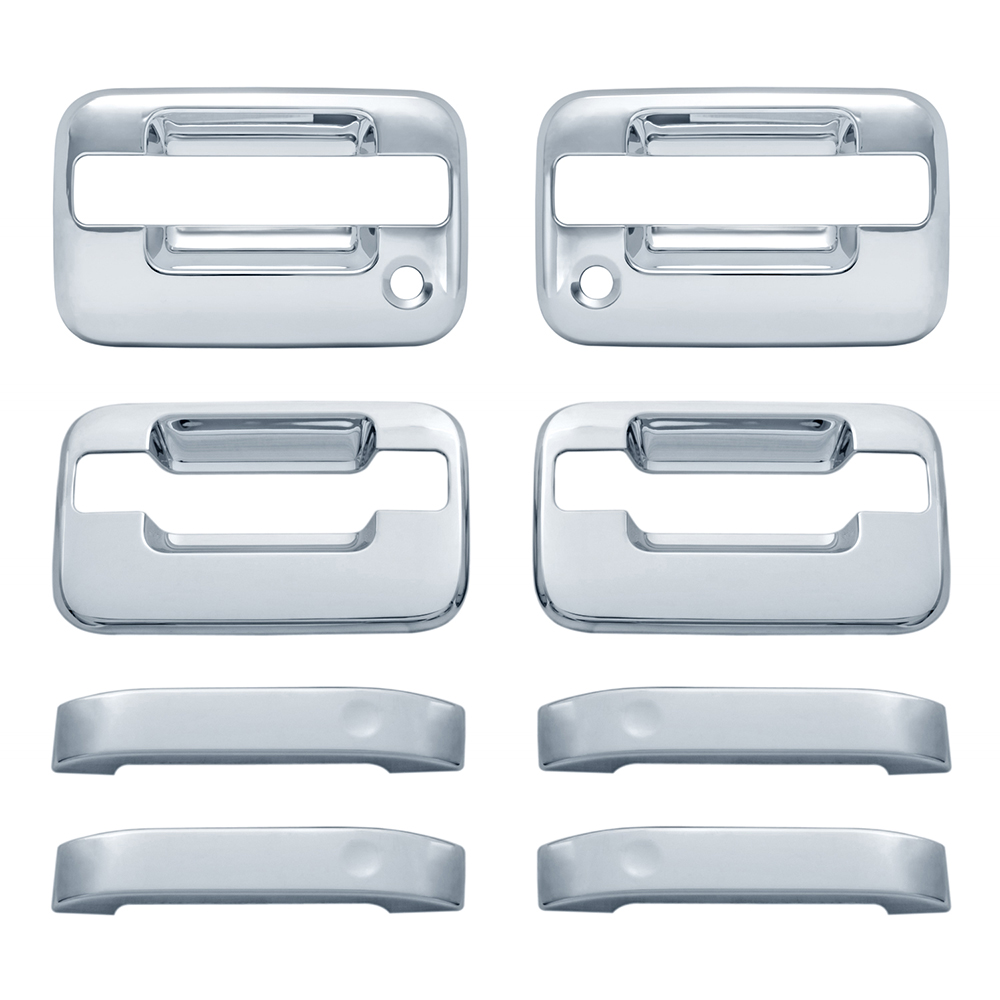 pass chrome keyhole f150 handles cab crew 2004 ford 2008 door elite