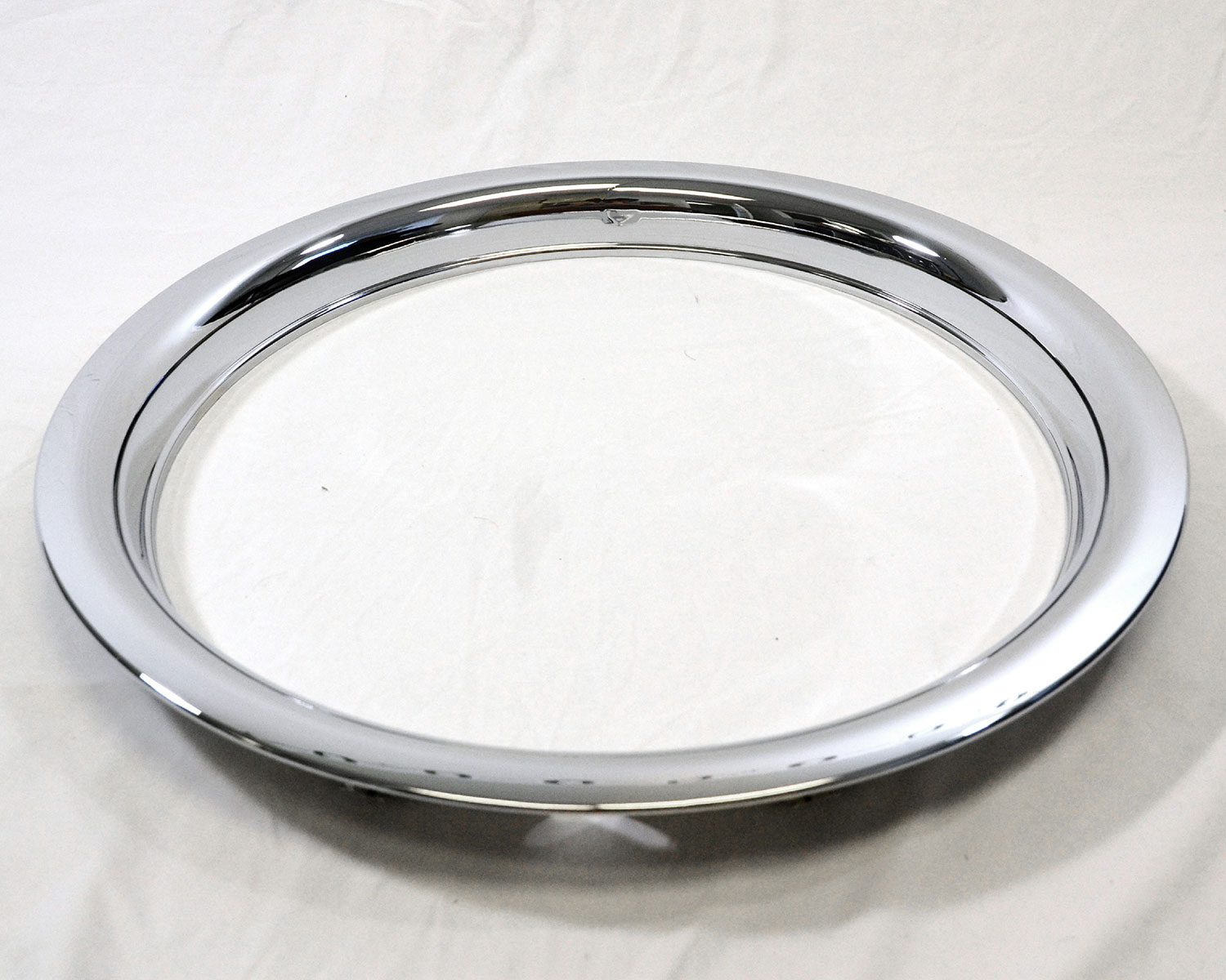 Set of 4 17" CHROME WHEEL TRIM RINGS Beauty Rims Ring Glamour Band fit