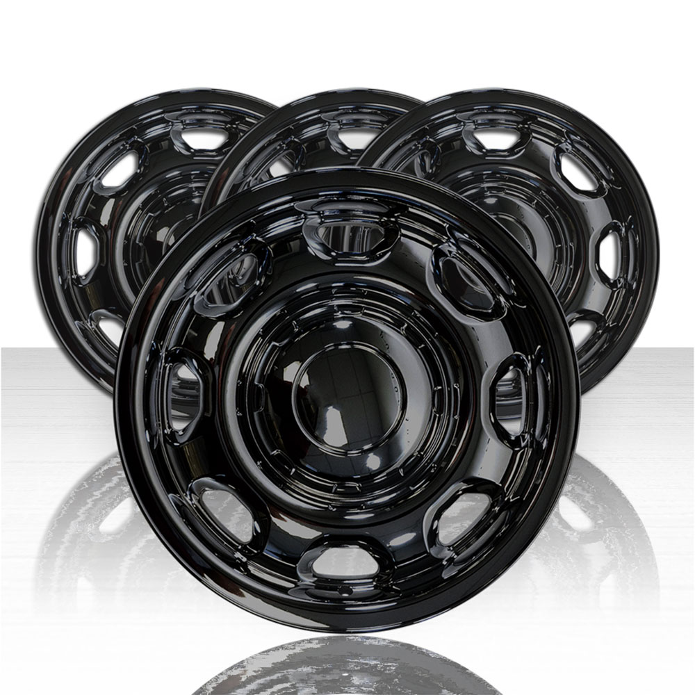 Set of 4 17" Wheel Skins for 20102020 Ford F150 Gloss Black eBay