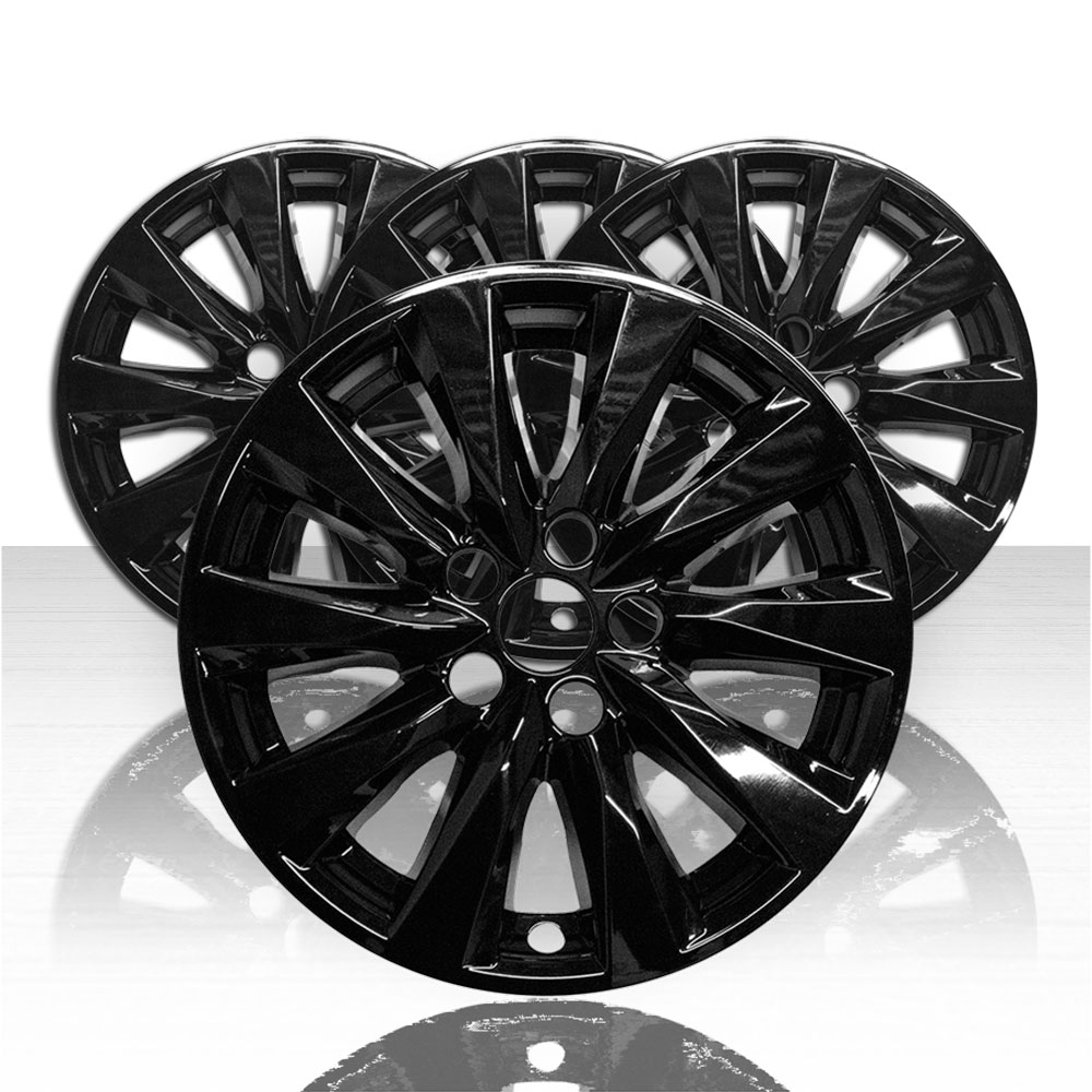 Set of 4 17" Wheel Skins for 20182021 Toyota Camry Gloss Black eBay