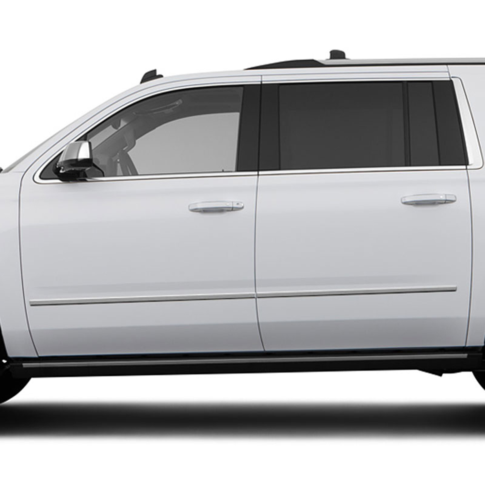 Side Molding Trim for 20152019 GMC Yukon XL (Stainless Steel 4pc
