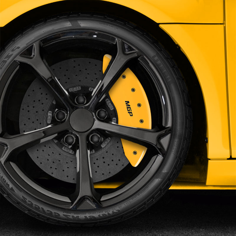 Set of 4 Front and Rear Yellow MGP Caliper Covers for 2001-2003 BMW X5 3.0i | eBay
