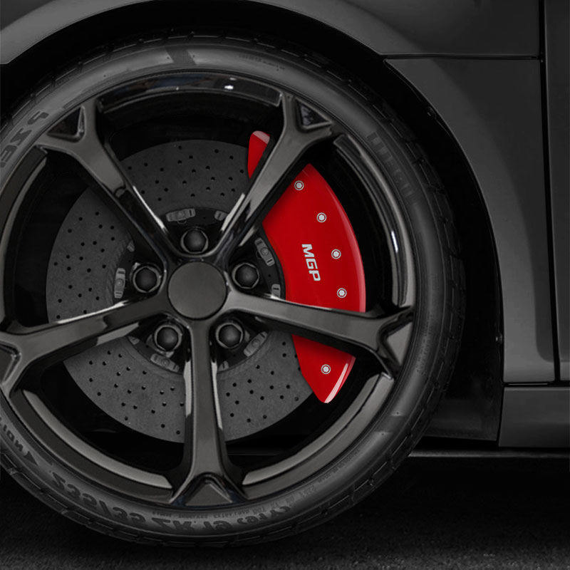 Set of 4 Red MGP Caliper Covers For 2010-2014 Mercedes ...