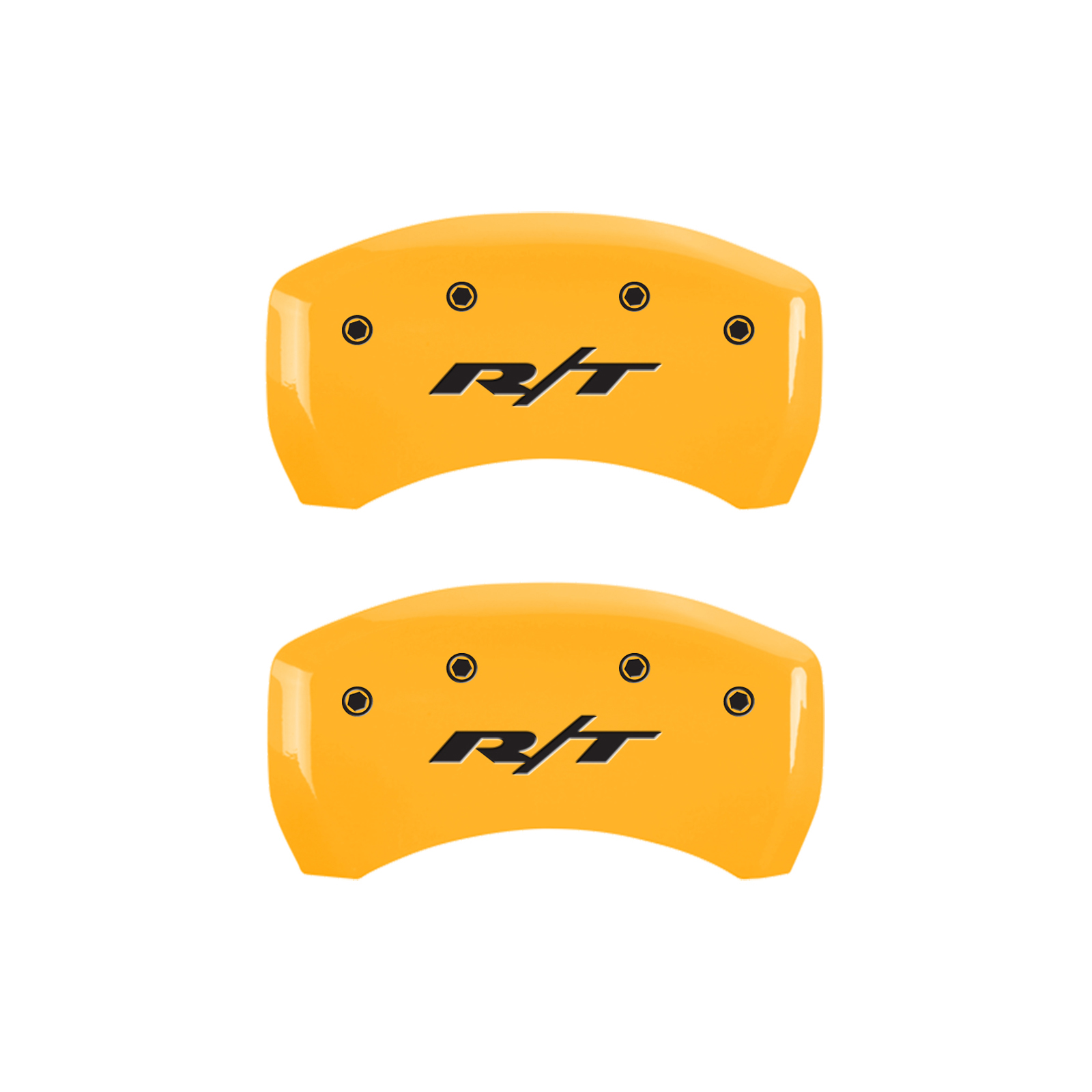 Set of 4 Yellow Caliper Covers For 20052010 Dodge Challenger w/5.7L by
