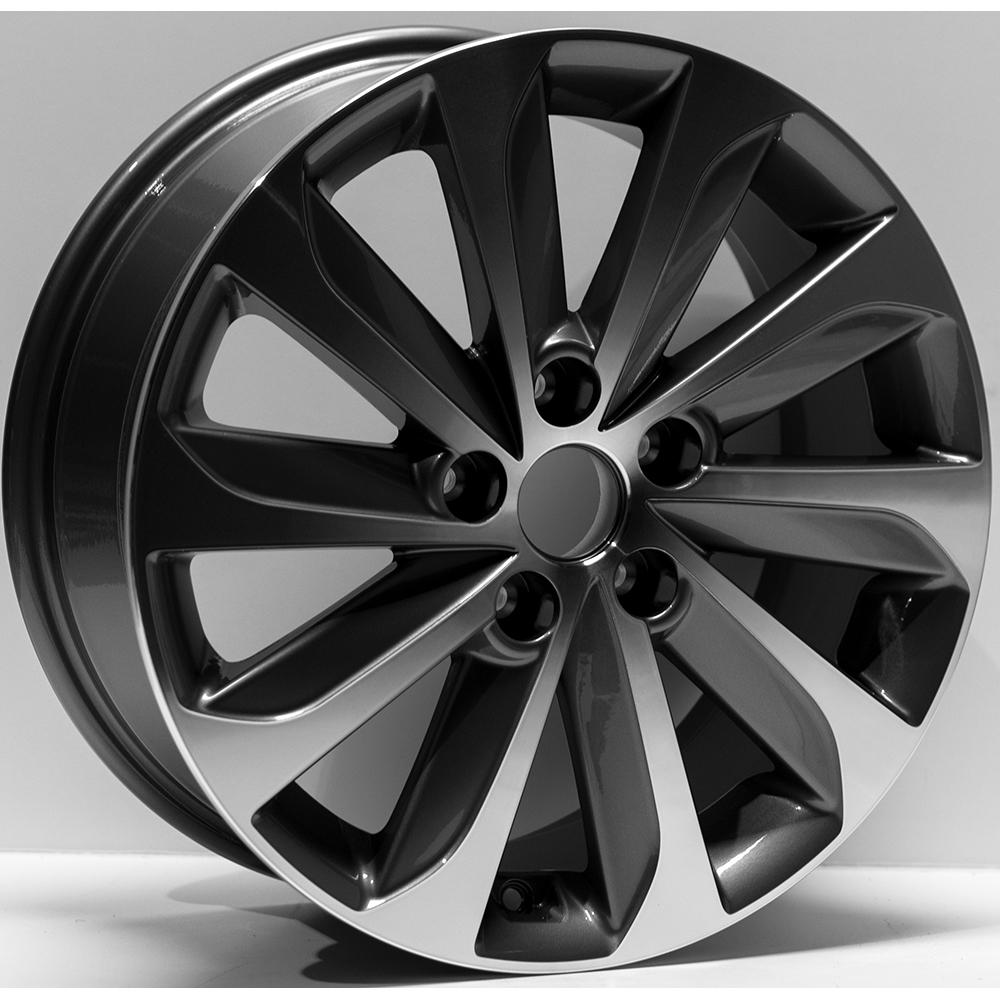 17" Medium Gray Rim by JTE Wheels for 2015-2017 Hyundai ...