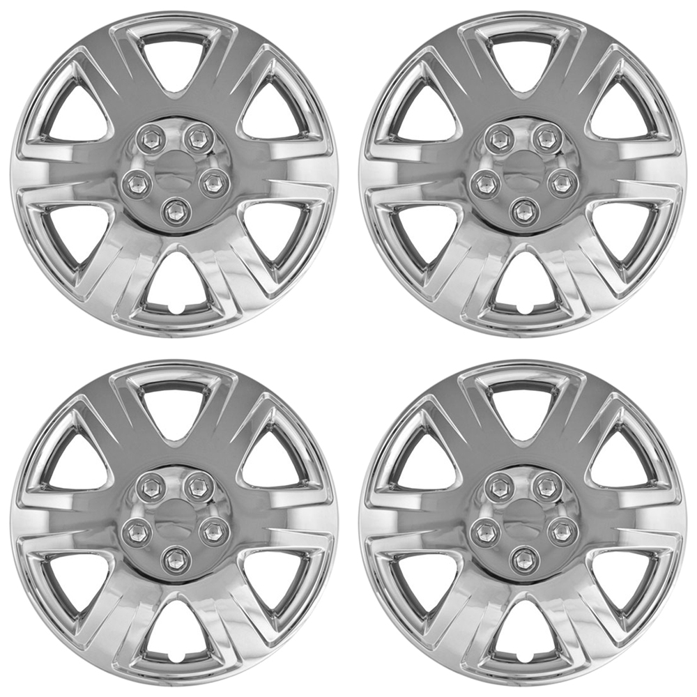 15" Push-on Chrome Wheel Cover Hubcaps for 2005-2008 Toyota Corolla | eBay