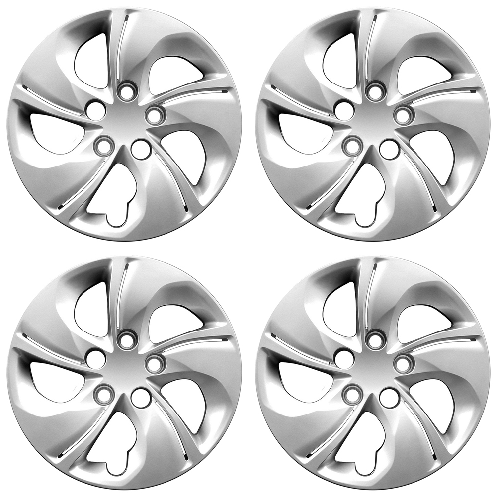 15' 5 Twisted Spoke Silver Wheel Cover Hubcaps for 20132015 Honda