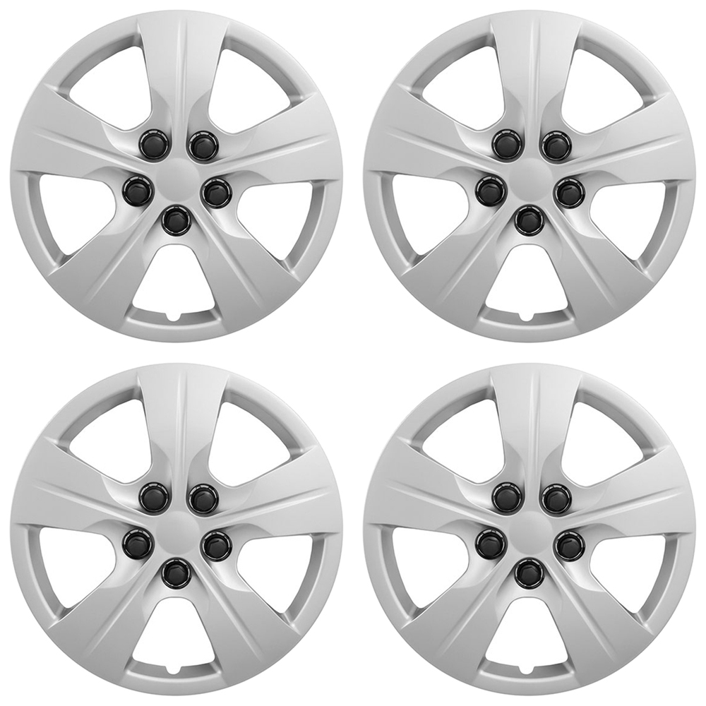 4 New 15" Bolt On Wheel Covers Hub Caps fit Steel Rim for 20162018