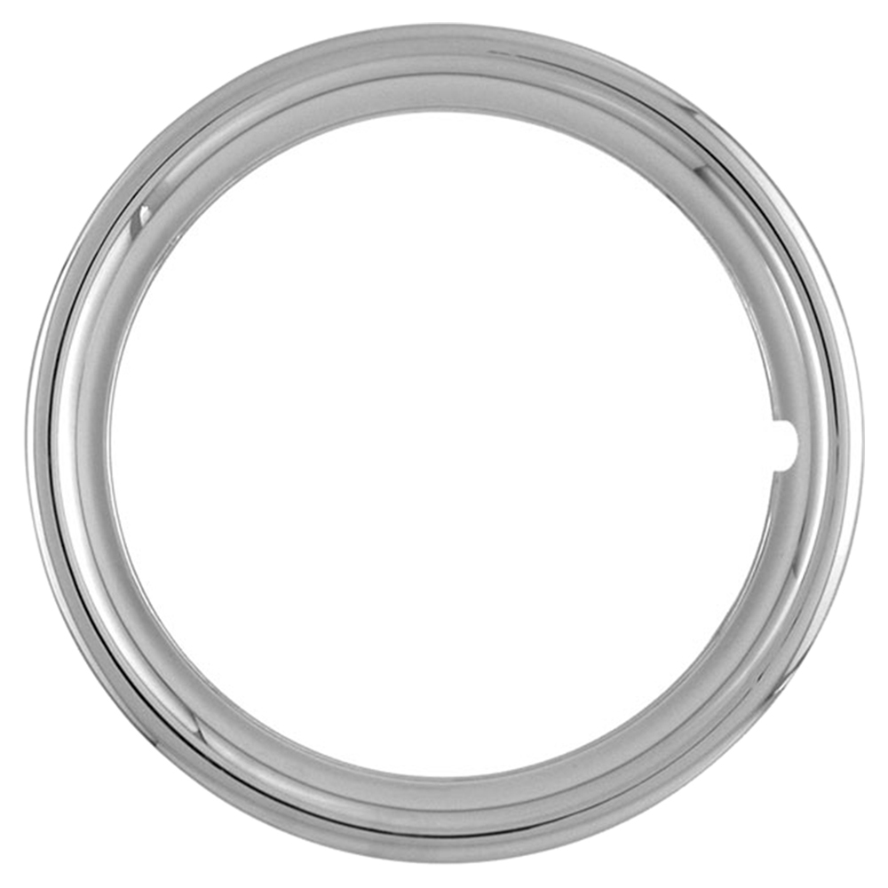 4 NEW 14" CHROME Steel Wheel Trim Rings Beauty Rims Glamour Ring Rim Edge Bands eBay