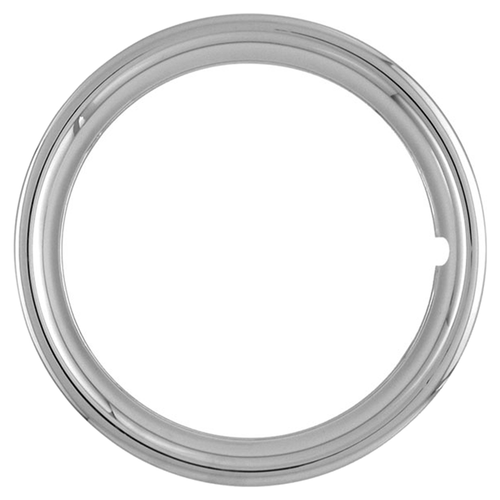 Set of 4 16" CHROME WHEEL TRIM RINGS Beauty Rims Ring Glamour Band for