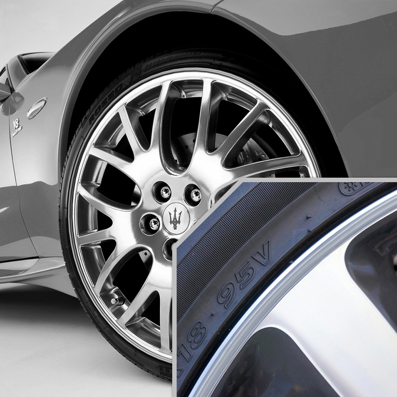 Full Kit Upgrade Your Auto Wheel Bands Sky Blue in Silver Pinstripe Rim