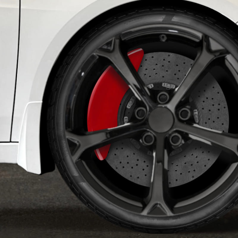 Classic Red MGP Caliper Covers fits 2019-2025 Ram 1500 [4pc]